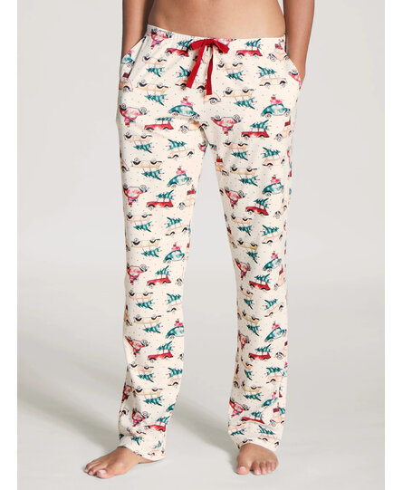 Calida dames pyjamabroek lang 29199 star white