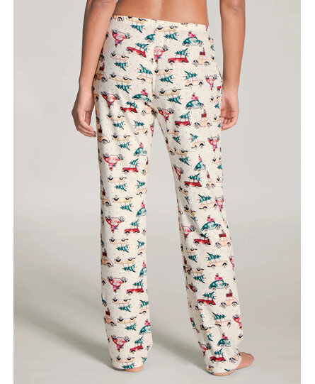 Calida dames pyjamabroek lang 29199 star white