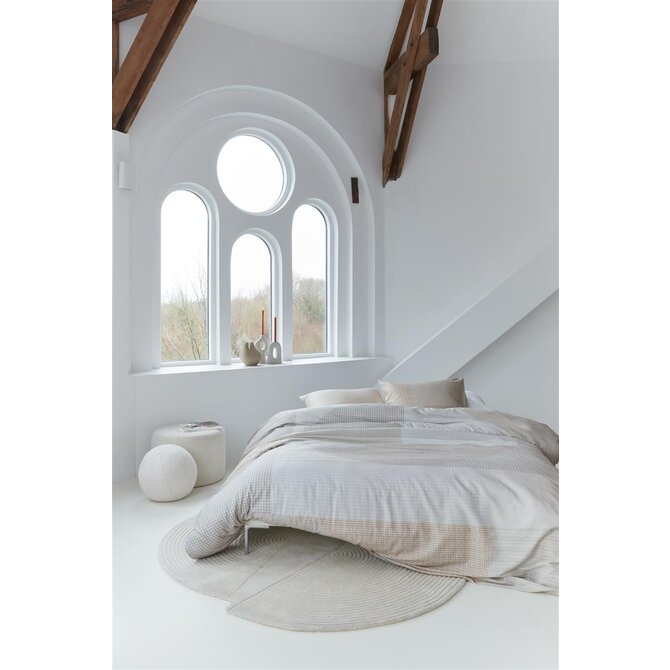 Beddinghouse Dutch Design Structure Dekbedovertrek  Sand 200x200/220 cm