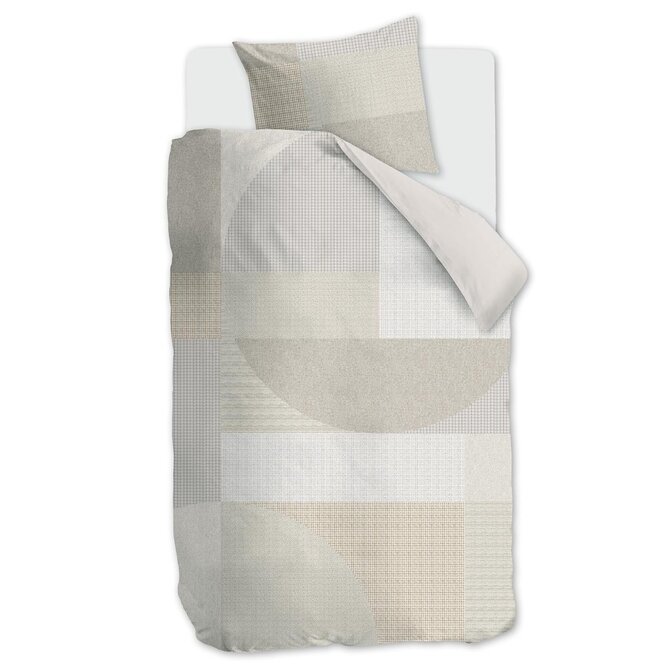 Beddinghouse Dutch Design Structure Dekbedovertrek  Sand 200x200/220 cm