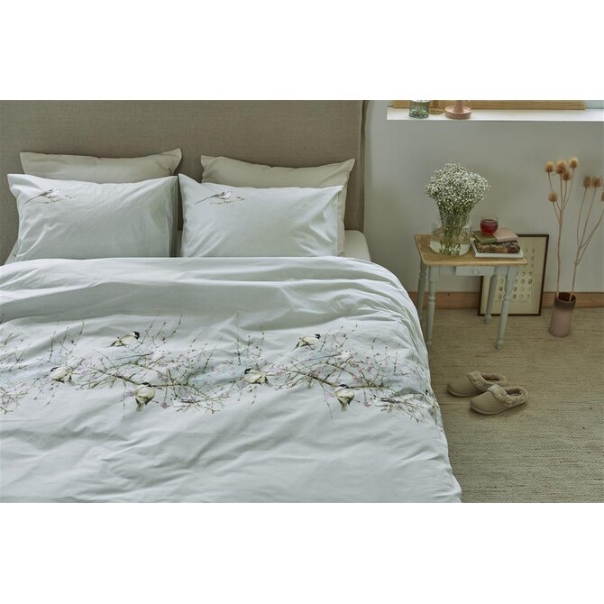 Marjolein Bastin Viburnum Dekbedovertrek  Grijs 140x200/220 cm