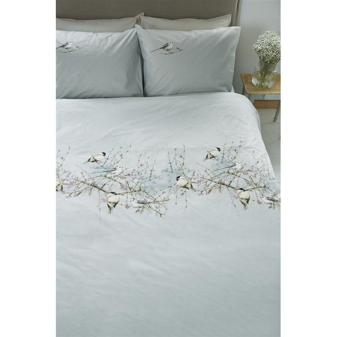 Marjolein Bastin Viburnum Dekbedovertrek  Grijs 140x200/220 cm