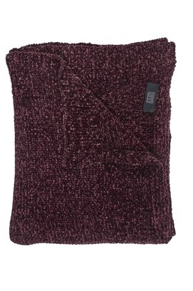 KAAT Amsterdam Ziva Plaid  Donkerrood 130x170 cm