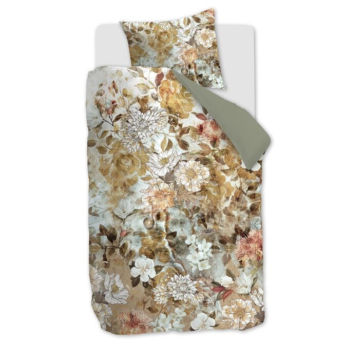 Kardol by Beddinghouse Monarch Dekbedovertrek  Olijf Groen 200x200/220 cm