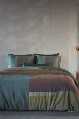 Kardol by Beddinghouse Sloane Square Dekbedovertrek  Olijf Groen 200x200/220 cm