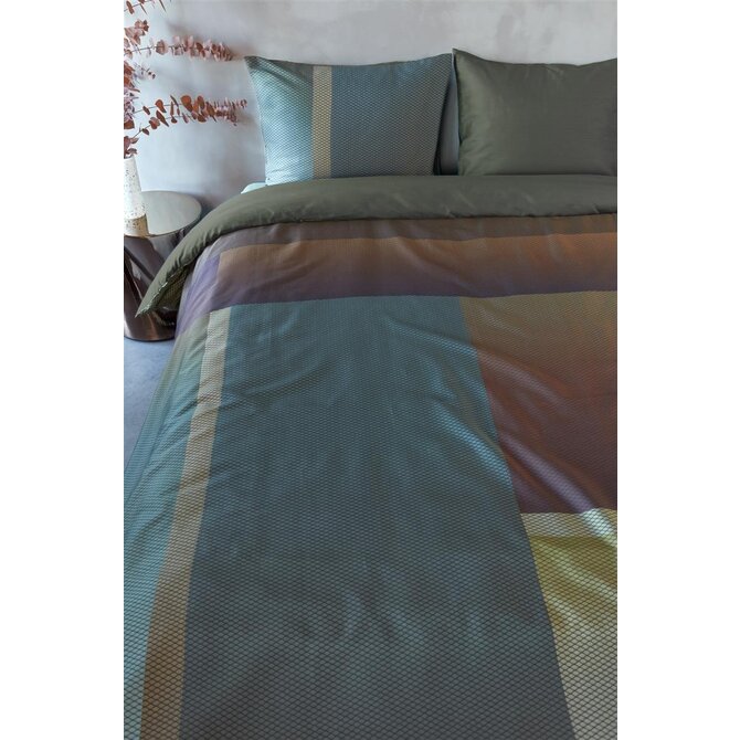 Kardol by Beddinghouse Sloane Square Dekbedovertrek  Olijf Groen 200x200/220 cm Kardol by Beddinghouse Sloane Square Dekbedovertrek  Olijf Groen 200x200/220 cm