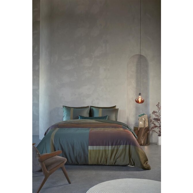 Kardol by Beddinghouse Sloane Square Dekbedovertrek  Olijf Groen 200x200/220 cm Kardol by Beddinghouse Sloane Square Dekbedovertrek  Olijf Groen 200x200/220 cm