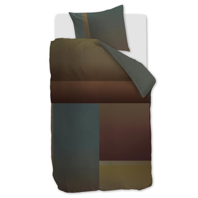 Kardol by Beddinghouse Sloane Square Dekbedovertrek  Olijf Groen 200x200/220 cm Kardol by Beddinghouse Sloane Square Dekbedovertrek  Olijf Groen 200x200/220 cm