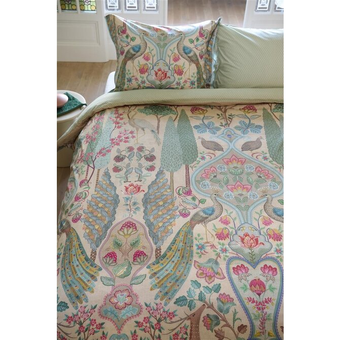 Pip Studio Pavoni Dekbedovertrek  Offwhite 140x200/220 cm