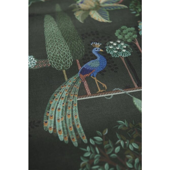 Pip Studio Alberi Dekbedovertrek  Donkergroen 260x200/220 cm