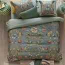 Pip Studio Pip Studio Botanico Verde Dekbedovertrek  Blauw 240x200/220 cm