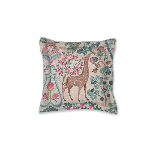 Pip Studio Pavoni Vierkant Sierkussen  Offwhite 45x45 cm