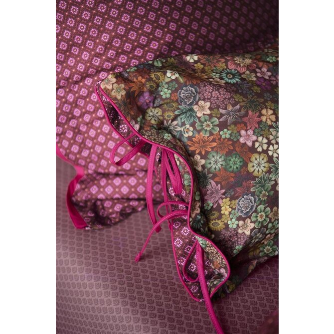 Pip Studio Tutti i Fiori Sierkussen  Donkerrood 35x60 cm