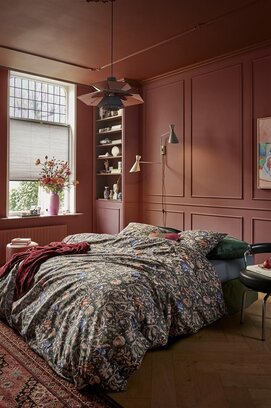 At Home by Beddinghouse Batik Dekbedovertrek Dark Blue 240 x 200/220 cm