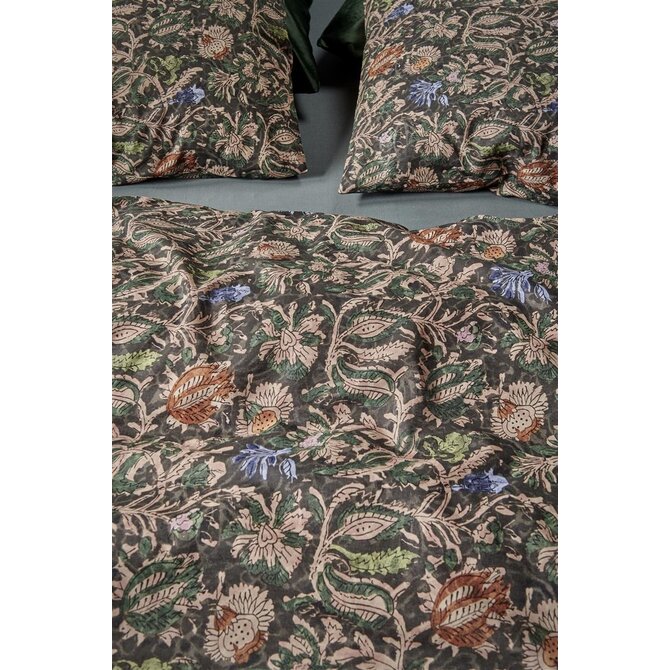 At Home by Beddinghouse Batik Dekbedovertrek Dark Blue 240 x 200/220 cm