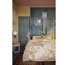 At Home by Beddinghouse Pencil Rain Dekbedovertrek Ochre 200 x 200/220 cm