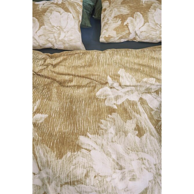 At Home by Beddinghouse Pencil Rain Dekbedovertrek Ochre 200 x 200/220 cm At Home by Beddinghouse Pencil Rain Dekbedovertrek Ochre 200 x 200/220 cm