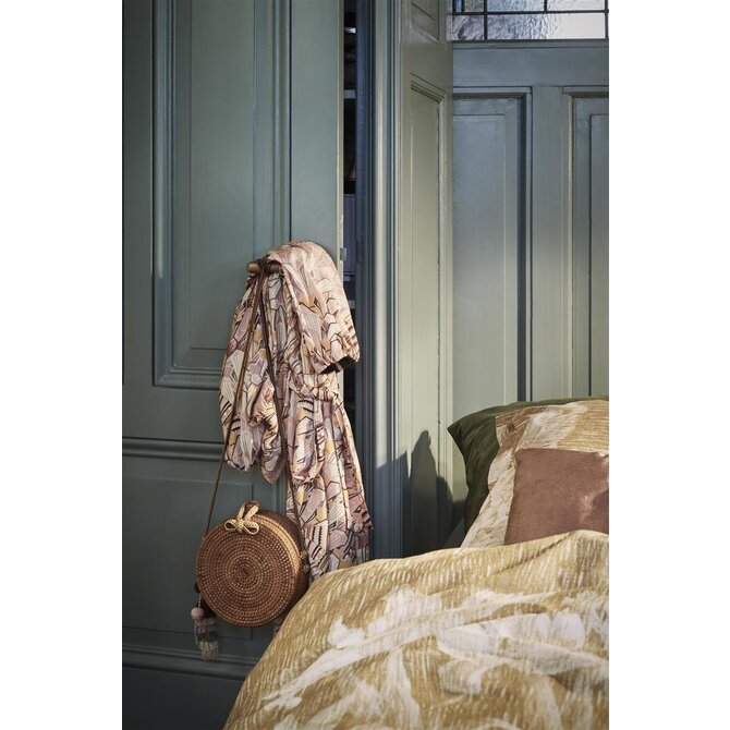 At Home by Beddinghouse Pencil Rain Dekbedovertrek Ochre 200 x 200/220 cm At Home by Beddinghouse Pencil Rain Dekbedovertrek Ochre 200 x 200/220 cm