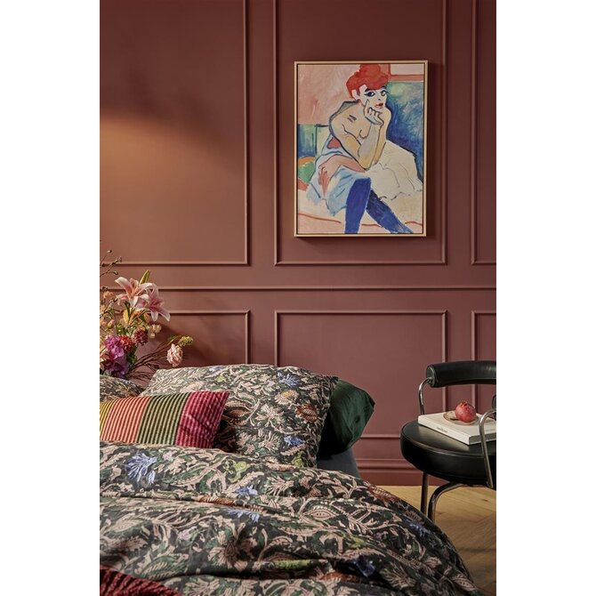 At Home by Beddinghouse Batik Dekbedovertrek Dark Blue 140 x 200/220 cm