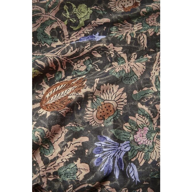 At Home by Beddinghouse Batik Dekbedovertrek Dark Blue 200 x 200/220 cm