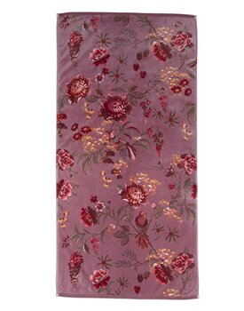 Pip Studio Secret Garden Douchelaken  Mauve 70x140 cm