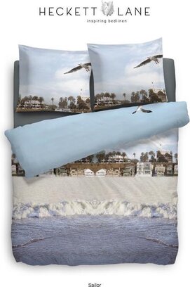 HNL Refined Satin Dekbedovertrek Sailor Blauw 200x200/220
