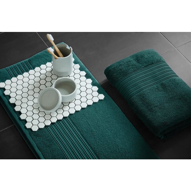 Beddinghouse Sheer Gastendoekje  Donker Groen 30x50 cm Beddinghouse Sheer Gastendoekje  Donker Groen 30x50 cm