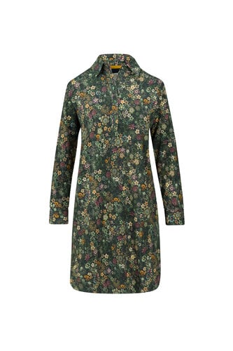 Pip Studio Daaltje Long Sleeve Nightdress Tutti i Fiori Dark Green L