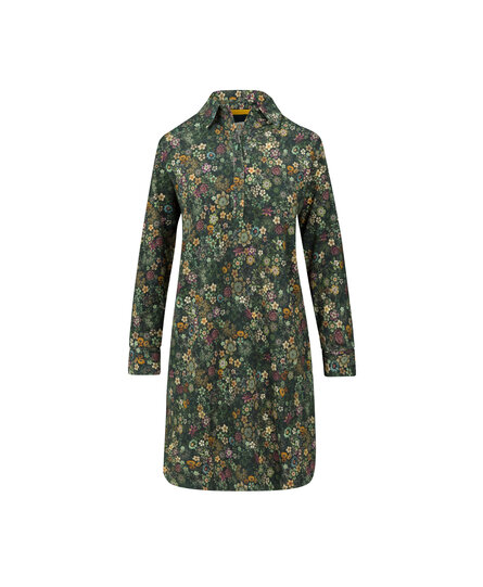 Daaltje Long Sleeve Nightdress Tutti i Fiori Dark Green S