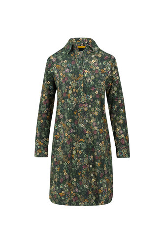 Pip Studio Daaltje Long Sleeve Nightdress Tutti i Fiori Dark Green S