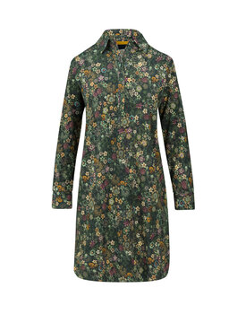 Daaltje Long Sleeve Nightdress Tutti i Fiori Dark Green M