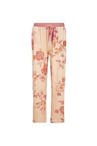 Pip Studio Belin Long Trousers Cece Fiore White Pink M