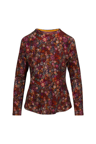 Pip Studio Tom Long Sleeve Top Tutti i Fiori Red M