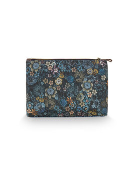 Cosmetic Bag Combi Tutti i Fiori Blue 26x18x7.5cm/22x13x1cm