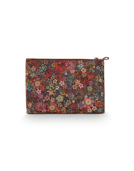 Cosmetic Bag Combi Tutti i Fiori Pink 26x18x7.5cm/22x13x1cm