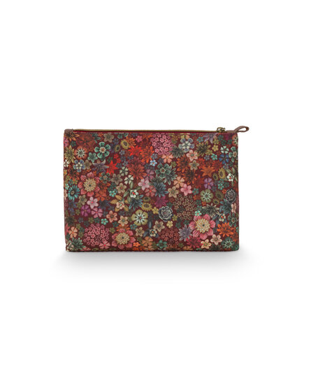 Cosmetic Bag Combi Tutti i Fiori Pink 26x18x7.5cm/22x13x1cm