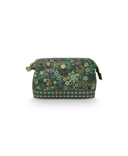 Cosmetic Purse Medium Tutti i Fiori Green 22.5x9.5x15cm