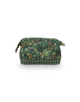 Cosmetic Purse Medium Tutti i Fiori Green 22.5x9.5x15cm