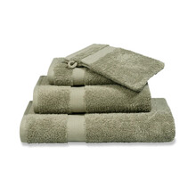 Vandyck Prestige Plain Smoke Green Douchelaken 70x140