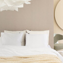 Damai Dekbedovertrek Organic Satijn white 140x200/220