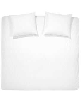 Damai Dekbedovertrek Organic Satijn white 200x200/220