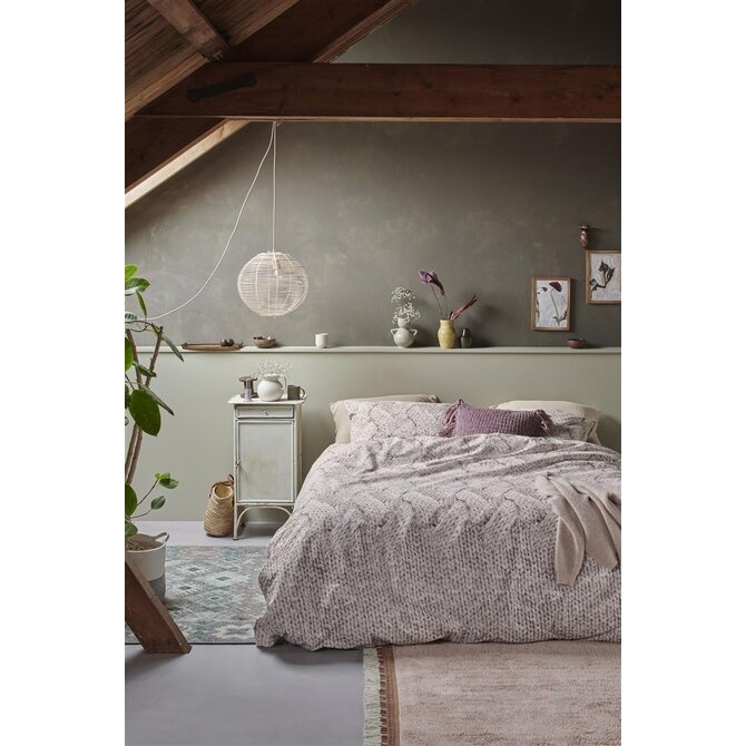 Ariande at Home Wool Dekbedovertrek Offwhite 140 x 200/220 cm