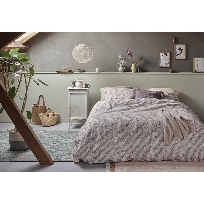 Ariande at Home Wool Dekbedovertrek Offwhite 140 x 200/220 cm