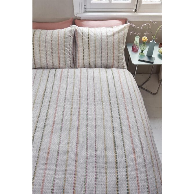 Ariande at Home Soft Lines Dekbedovertrek Offwhite 140 x 200/220 cm