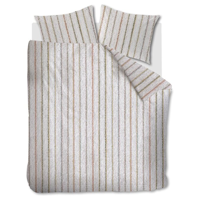 Ariande at Home Soft Lines Dekbedovertrek Offwhite 140 x 200/220 cm