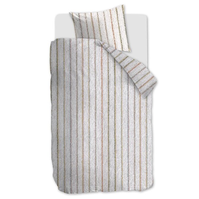 Ariande at Home Soft Lines Dekbedovertrek Offwhite 140 x 200/220 cm