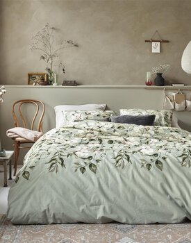 Ariande at Home Autumn Blossom Dekbedovertrek Light Green 200 x 200/220 cm