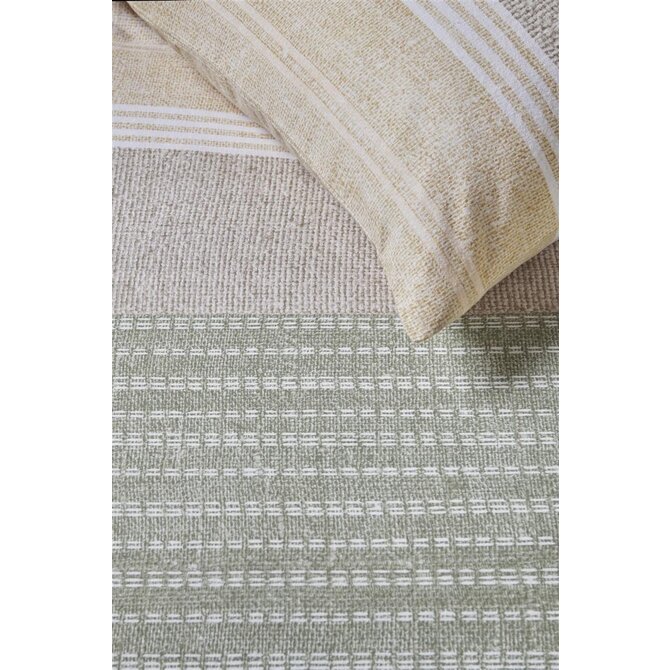 Ariande at Home Stitches Dekbedovertrek Yellow 140 x 200/220 cm