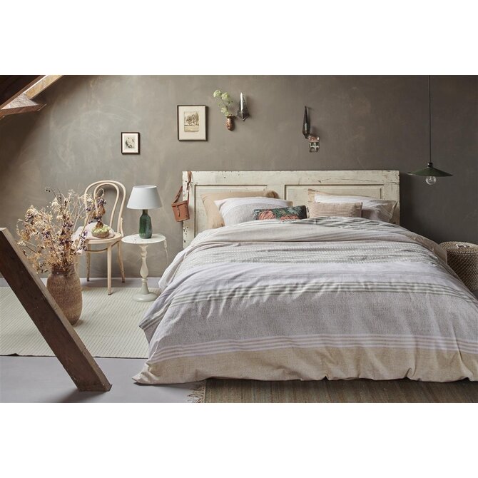 Ariande at Home Stitches Dekbedovertrek Yellow 140 x 200/220 cm