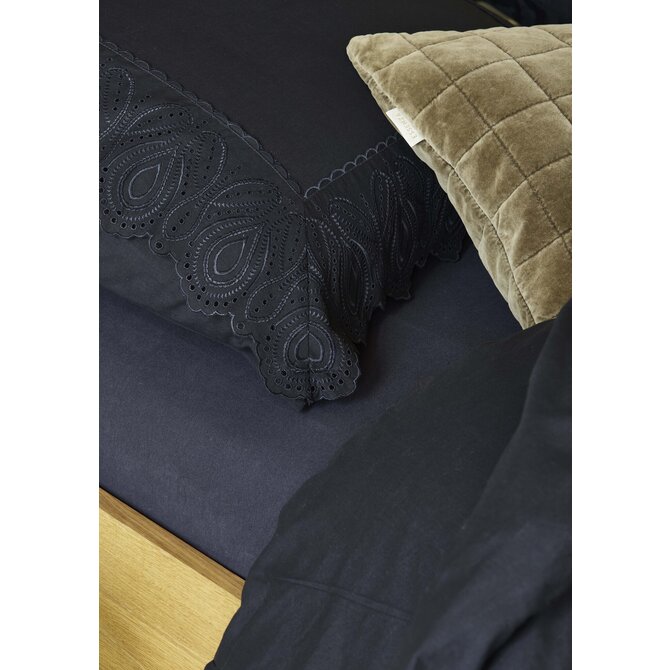 Essenza Maen  dekbedovertrek Nightblue 2p set 200x220